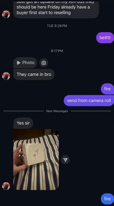 Customer photo